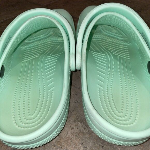 CROCS Green Waterproof Clog Sandals Shoes Unisex Size M7 W9 - Picture 5 of 12